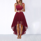Elegant High-Low Women's Dress with Flattering Silhouette | Perfect for Formal Events and Weddings 3