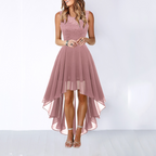 Elegant High-Low Women's Dress with Flattering Silhouette | Perfect for Formal Events and Weddings 5