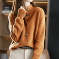Elegant Knit Cardigan | Women's Cardigan Sweater with Button-Front Closure | Stylish Layering for Cool Weather 0