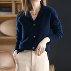 Elegant Knit Cardigan | Women's Cardigan Sweater with Button-Front Closure | Stylish Layering for Cool Weather 1
