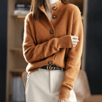 Elegant Knit Cardigan | Women's Cardigan Sweater with Button-Front Closure | Stylish Layering for Cool Weather 2
