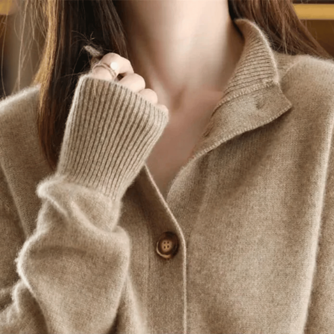 Elegant Knit Cardigan | Women's Cardigan Sweater with Button-Front Closure | Stylish Layering for Cool Weather 8