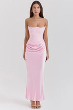 Elegant Lace Evening Dress for Women with Hourglass Fit | Stunning Formal Gown for Unforgettable Occasions