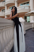 Elegant Lace Maxi Dress | Women's Dress with Sculpting Paneled Design for All-Day Comfort
