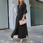 Elegant Maxi Dress | Flattering V-Neckline & Lightweight Fabric | Versatile Summer Style for Women