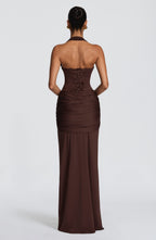 Elegant Maxi Dresses for Women with Strapless Sweetheart Design | Flattering Fit for Special Occasions