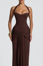 Elegant Maxi Dresses for Women with Strapless Sweetheart Design | Flattering Fit for Special Occasions