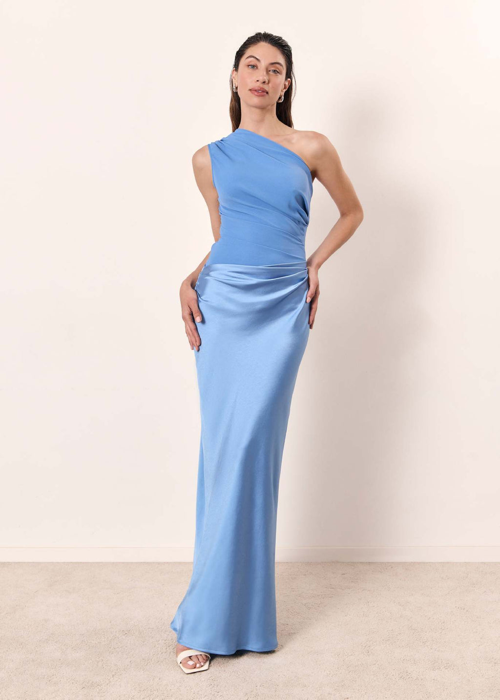 Elegant One-Shoulder Evening Dress for Women with Flattering Fit | Maxi-Length Gown for Formal Weddings and Special Occasions 5