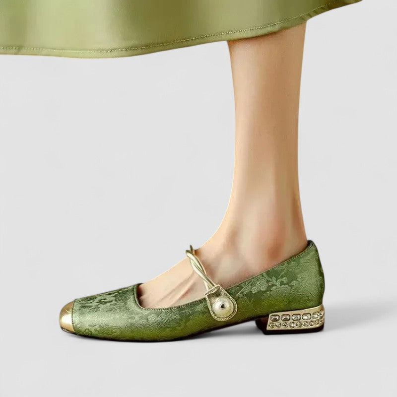 Elegant Orthopedic Women's Shoes | Mary Jane Style with Low Block Heel | All-Day Comfort and Timeless Design 1