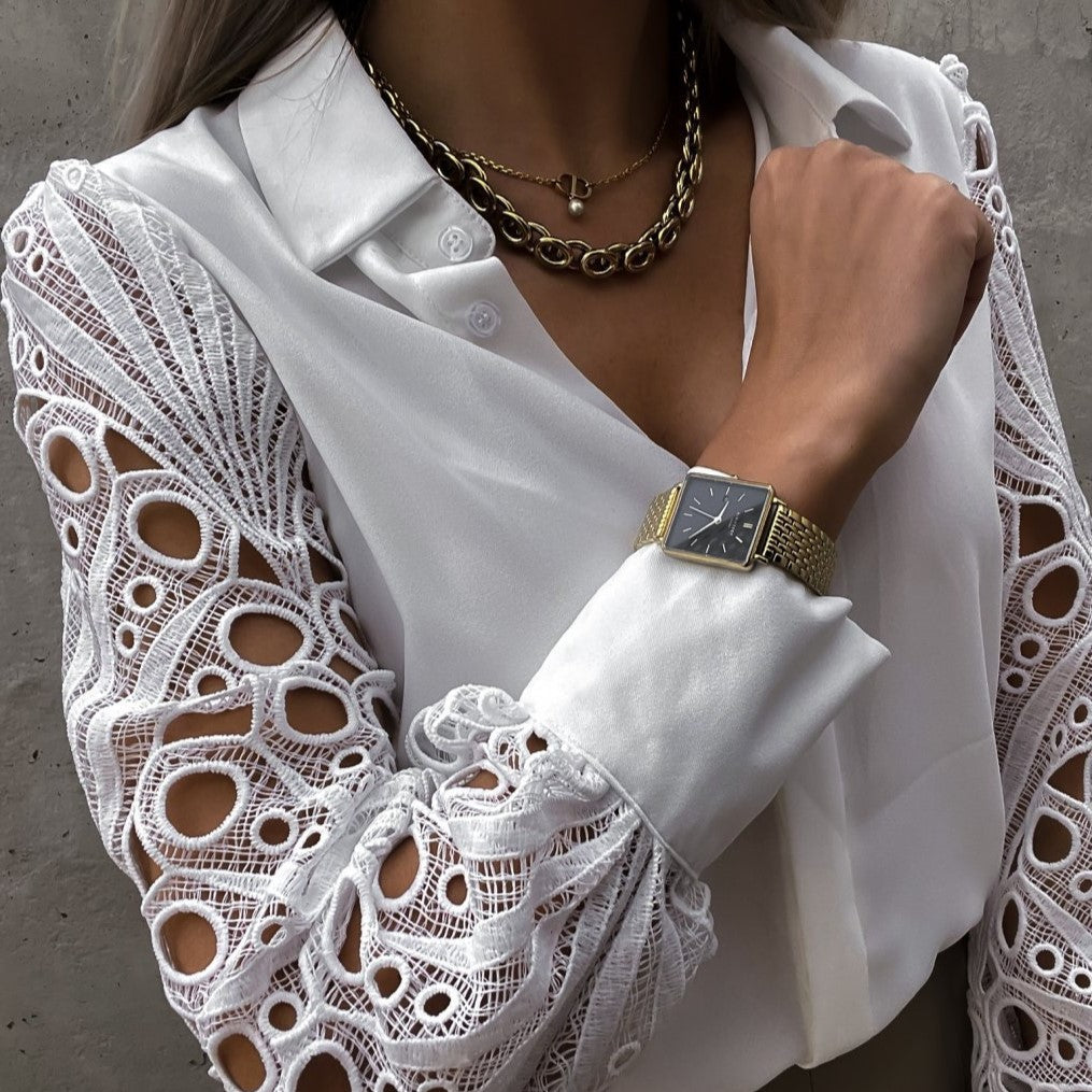 Elegant Puff Sleeve Top | Women's Blouse with Unique Design for Stylish Comfort 1