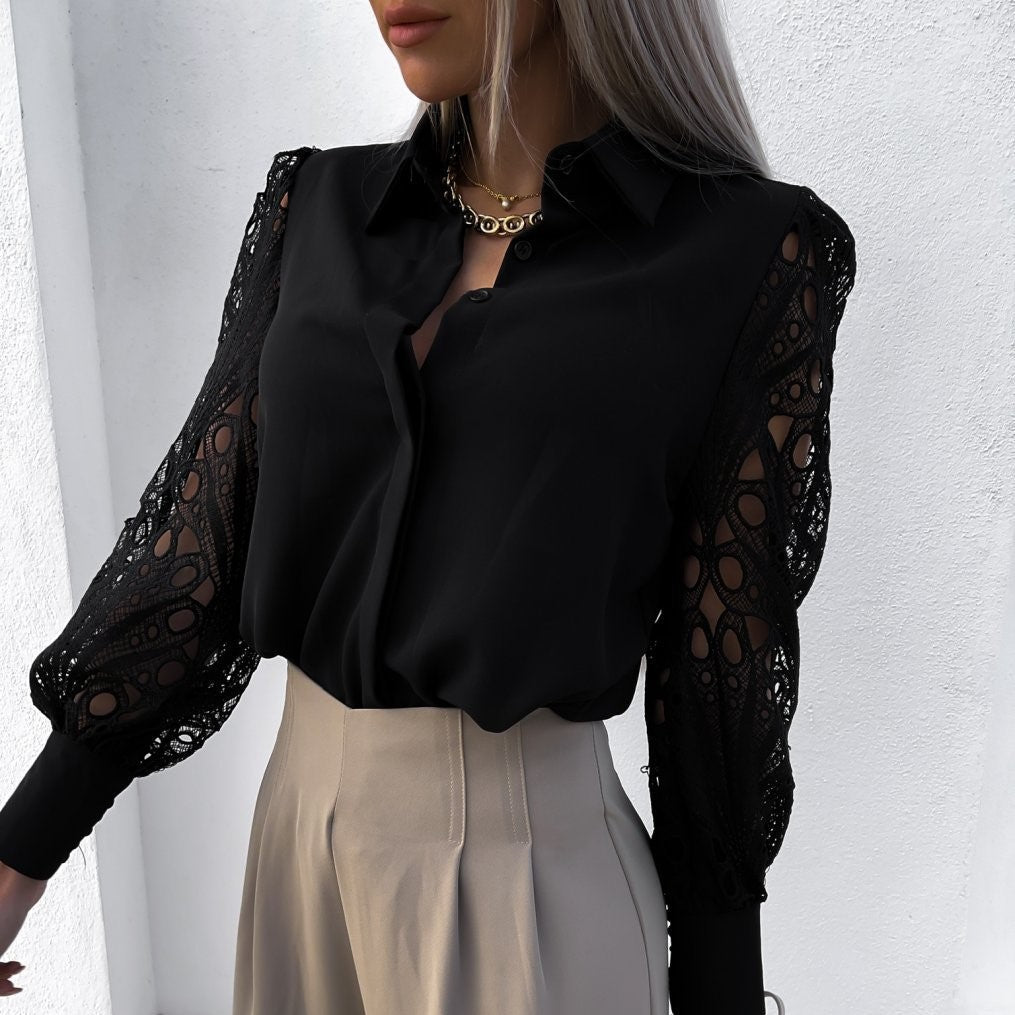 Elegant Puff Sleeve Top | Women's Blouse with Unique Design for Stylish Comfort 3