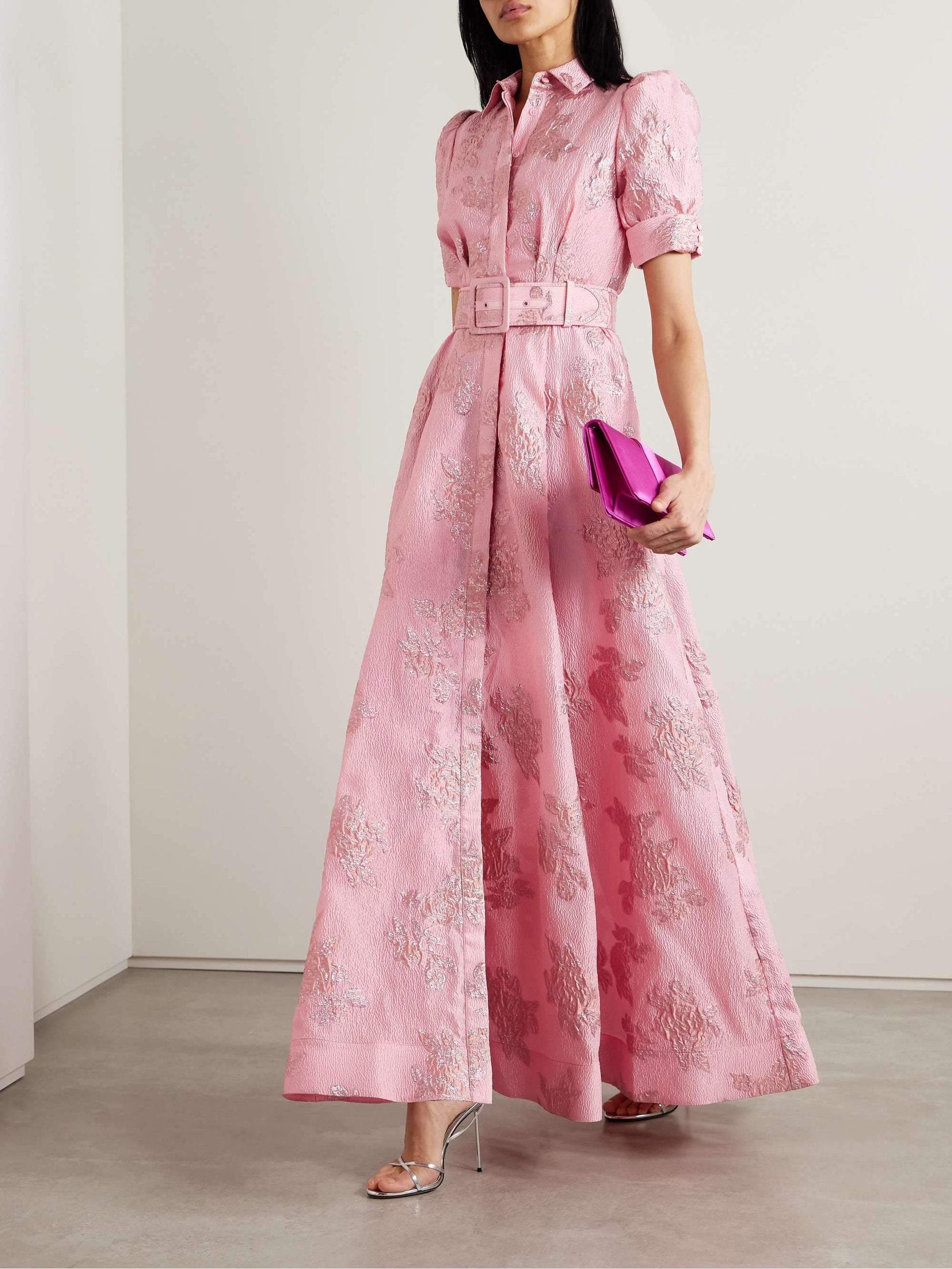 Elegant Retro Dress | Women's High-Waist Cocktail Dress with Chic Lapel Neckline | Timeless Style for Special Occasions