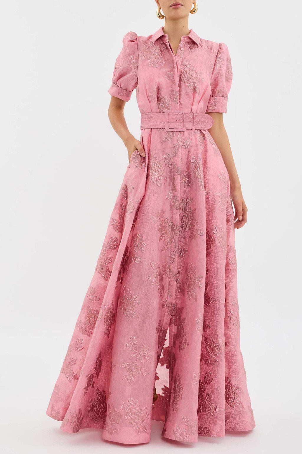 Elegant Retro Dress | Women's High-Waist Cocktail Dress with Chic Lapel Neckline | Timeless Style for Special Occasions