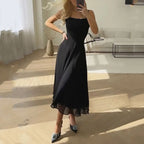 Elegant Square Midi Dress | Women's Wedding Guest Dress with Flattering Silhouette | Perfect for Summer & Special Occasions 1