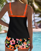 Elegant Tankini Swimsuit with Tummy Control Design | Flattering Fit for Confident Beach Days
