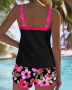 Elegant Tankini Swimsuit with Tummy Control Design | Flattering Fit for Confident Beach Days