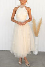 Elegant Tulle | Women's Dress with Flattering Silhouette | Perfect for Special Occasions