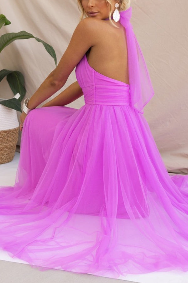 Elegant Tulle | Women's Dress with Flattering Silhouette | Perfect for Special Occasions