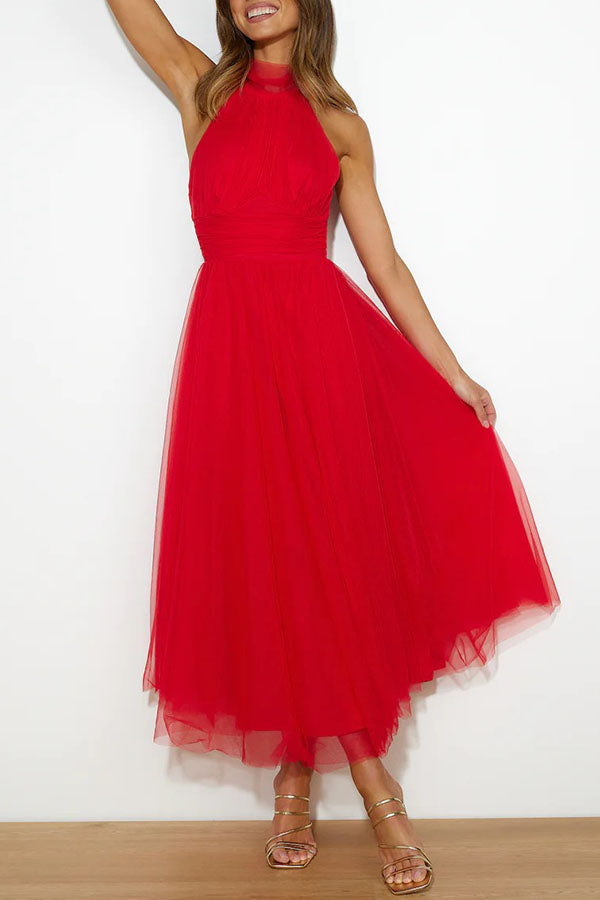 Elegant Tulle | Women's Dress with Flattering Silhouette | Perfect for Special Occasions
