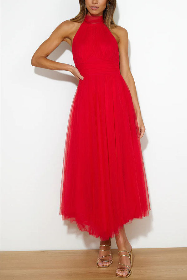 Elegant Tulle | Women's Dress with Flattering Silhouette | Perfect for Special Occasions