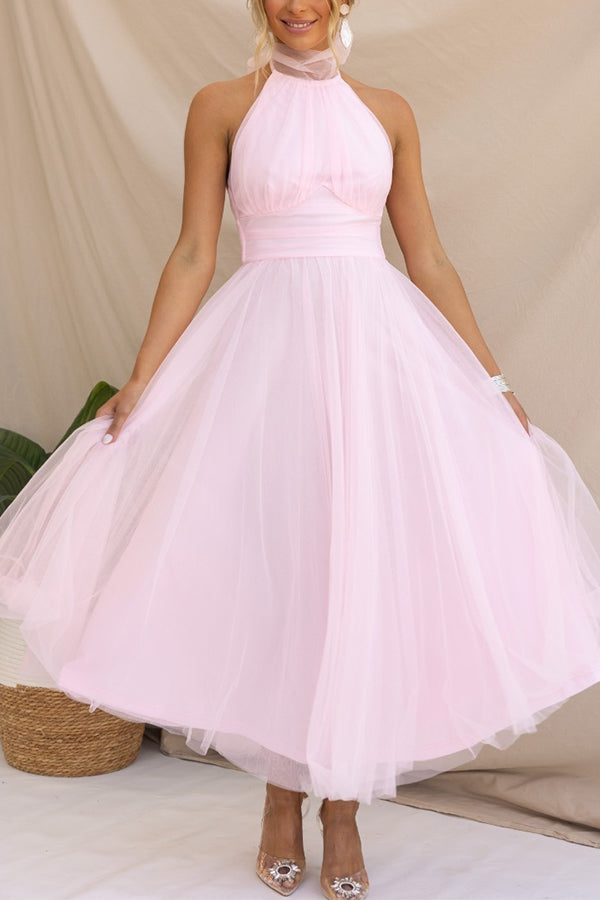 Elegant Tulle | Women's Dress with Flattering Silhouette | Perfect for Special Occasions