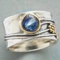 Elegant Vintage Blue Stone Ring | Timeless Design for Sophisticated Style 0