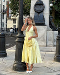 Elegant White Dress | Women's Summer Dress with Embroidered Detailing | Flattering Fit for Timeless Sophistication