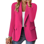 Elegant Women's Blazer Jacket with Soft Structure | Versatile White Blazer for Effortless Styling