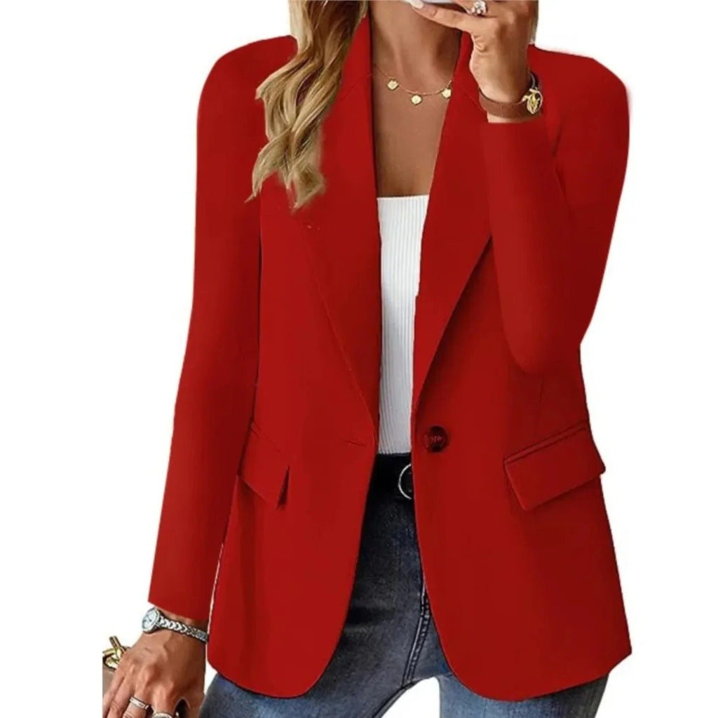 Elegant Women's Blazer Jacket with Soft Structure | Versatile White Blazer for Effortless Styling