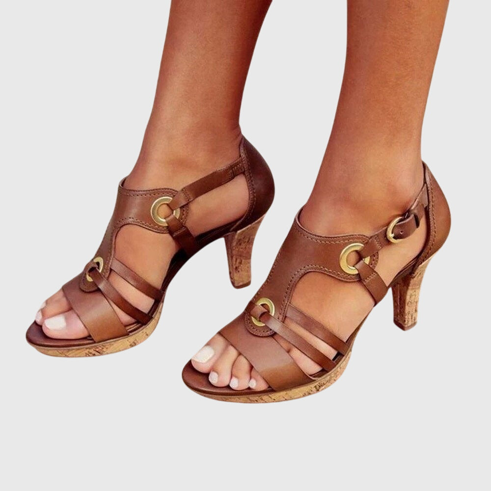 Elegant Women's Heels | Black Orthopedic Heels with Talon Stability+ | All-Day Comfort and Support