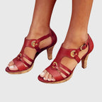 Elegant Women's Heels | Black Orthopedic Heels with Talon Stability+ | All-Day Comfort and Support