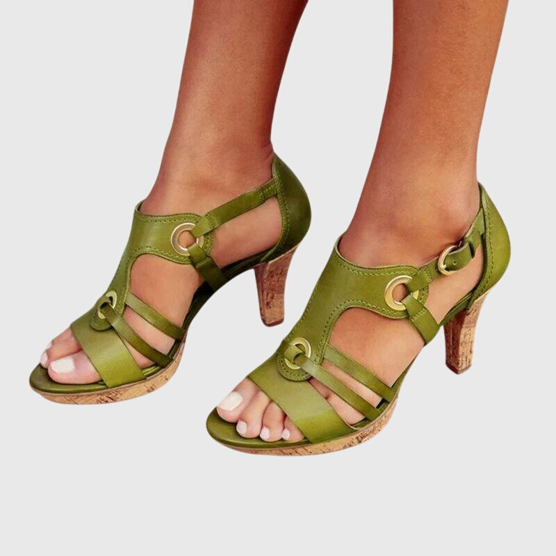 Elegant Women's Heels | Black Orthopedic Heels with Talon Stability+ | All-Day Comfort and Support