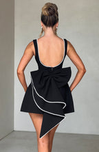 Elegant Women's Mini Dress with Structured Design & Sleeveless Neckline | Perfect for Cocktail Parties and Celebrations 5