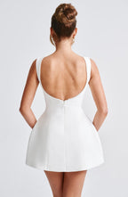 Elegant Women's Mini Dress with Structured Design & Sleeveless Neckline | Perfect for Cocktail Parties and Celebrations 7