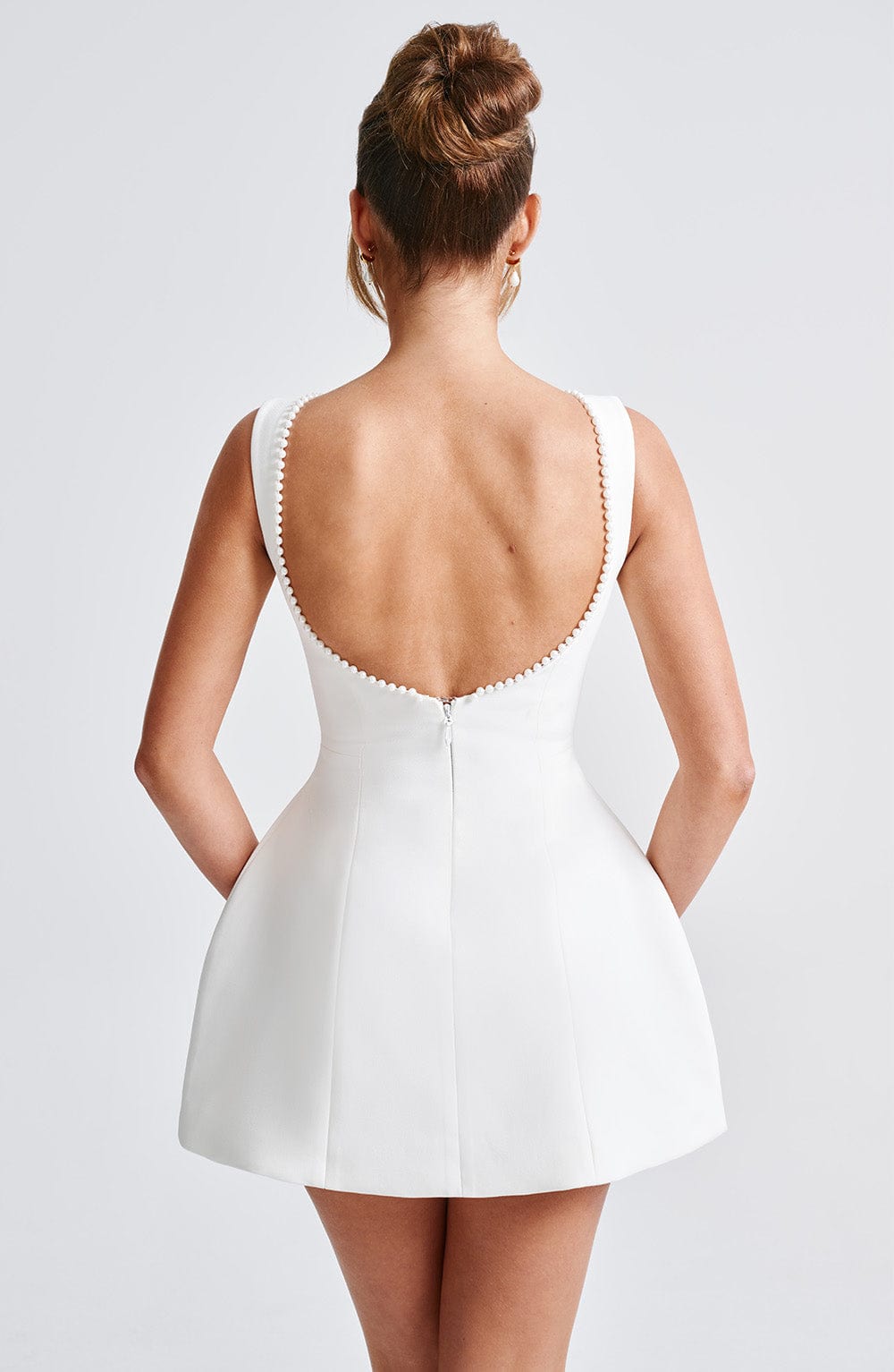 Elegant Women's Mini Dress with Structured Design & Sleeveless Neckline | Perfect for Cocktail Parties and Celebrations 7