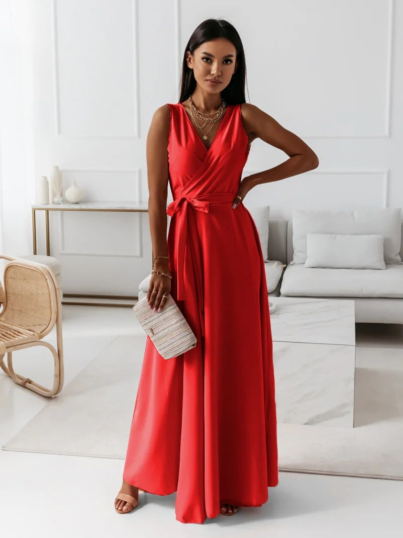 Elegant Wrap Maxi Dress for Women with Flattering Silhouette | Perfect Long Dress for Weddings and Formal Events 3