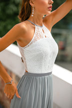 Elegant | Women's Maxi Dress with Halter Neckline | Flattering Flowing Silhouette for Special Occasions 2