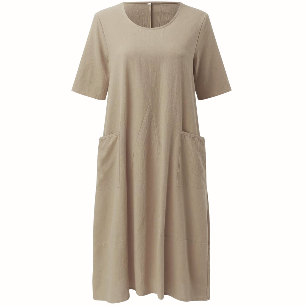Evelyn™ | Women's Dress with Side Pockets & Relaxed Fit | Summer Elegance for Everyday Comfort