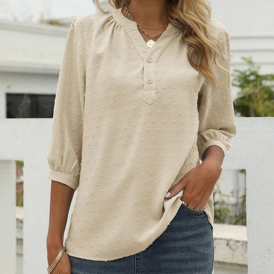 Femma | Women's Blouse with Collared Design & Loose Fit | Stylish Comfort for Any Occasion 3