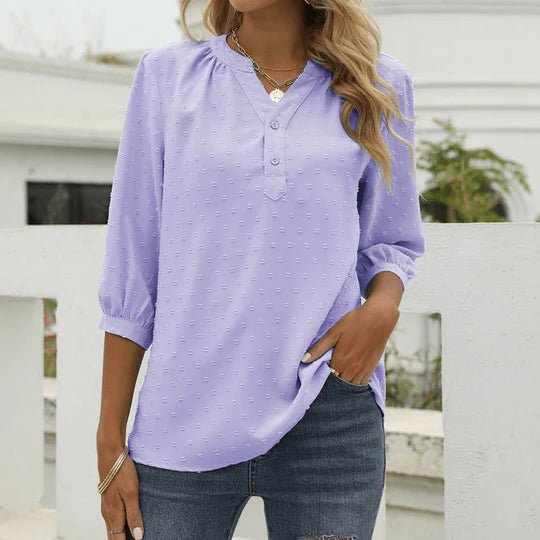 Femma | Women's Blouse with Collared Design & Loose Fit | Stylish Comfort for Any Occasion 4