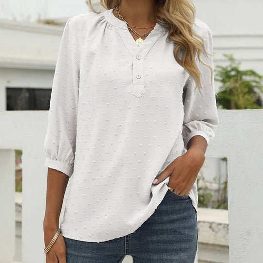 Femma | Women's Blouse with Collared Design & Loose Fit | Stylish Comfort for Any Occasion 7