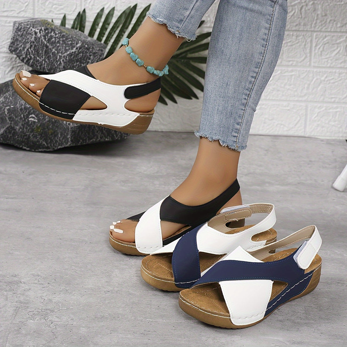 Flavia | Women's Sandals with Cushioned Insole | Adjustable Straps for All-Day Comfort