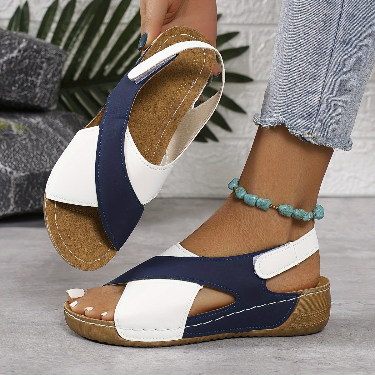 Flavia | Women's Sandals with Cushioned Insole | Adjustable Straps for All-Day Comfort