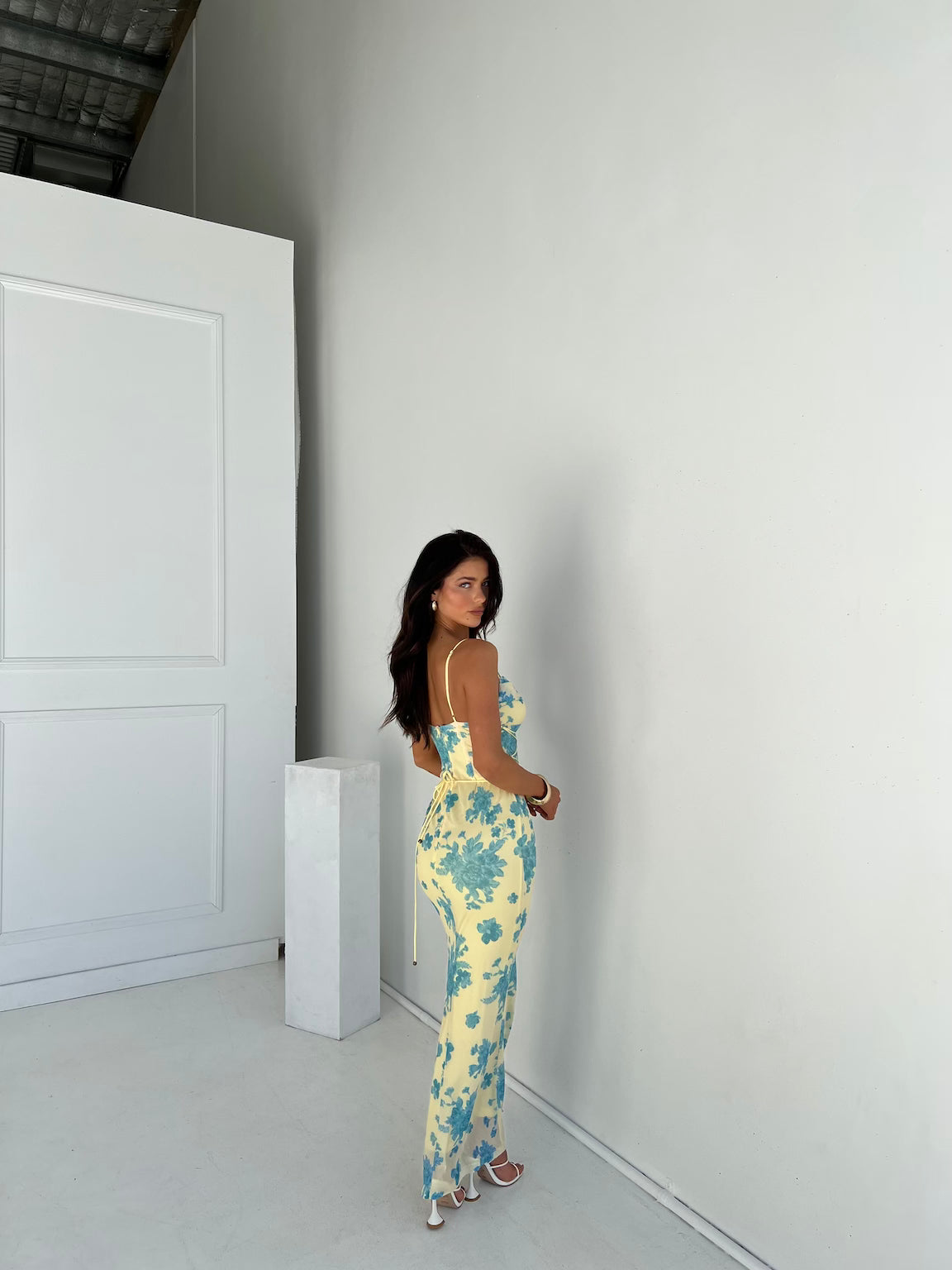 Floral Maxi Dress | Women's Sleeveless Summer Dress with Breezy Comfort | Perfect for Weddings and Outdoor Events