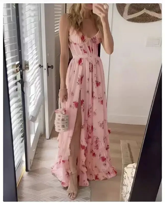 Floral Wedding Guest Dress with Elegant Design | Perfect for Special Occasions
