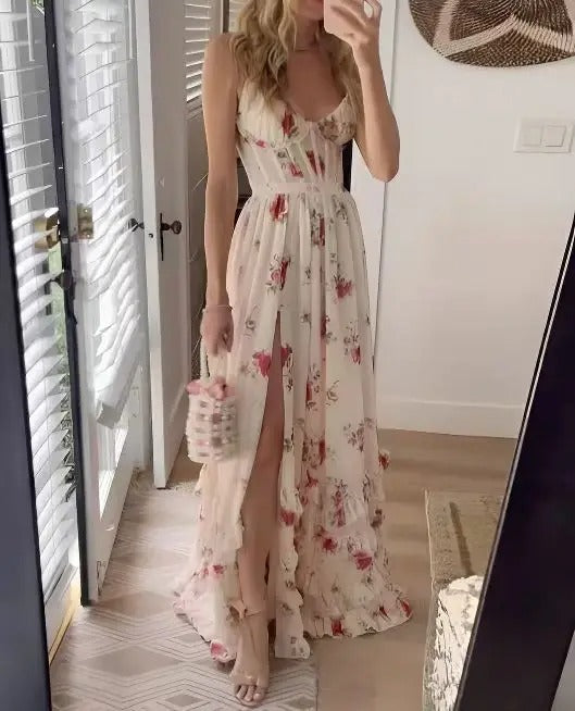 Floral Wedding Guest Dress with Elegant Design | Perfect for Special Occasions
