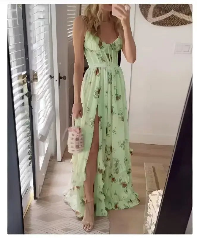 Floral Wedding Guest Dress with Elegant Design | Perfect for Special Occasions