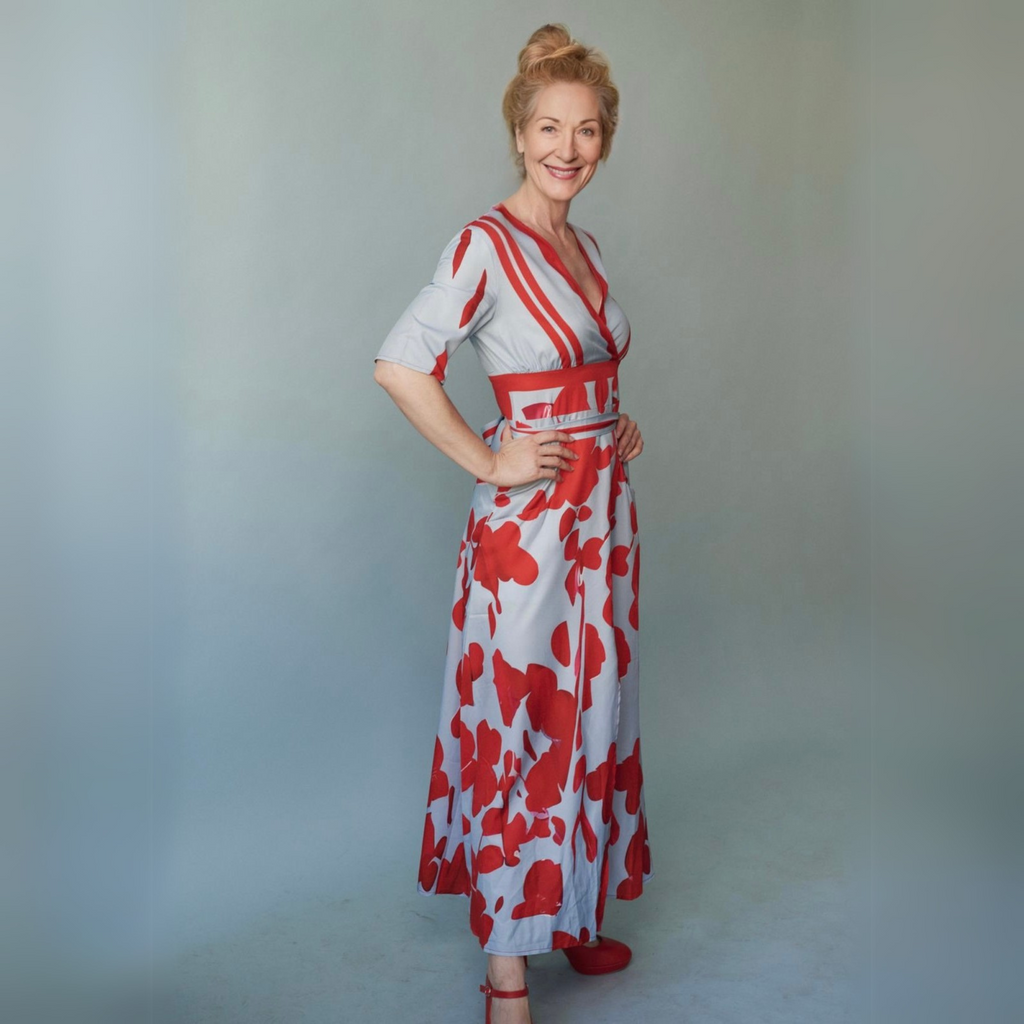 Florita | Women's Floral Wrap Dress with Flattering Fit | Elegant Summer Style for Every Occasion