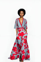 Florita | Women's Floral Wrap Dress with Flattering Fit | Elegant Summer Style for Every Occasion