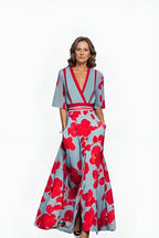 Florita | Women's Floral Wrap Dress with Flattering Fit | Elegant Summer Style for Every Occasion